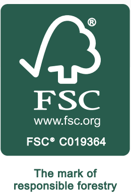 Logo with letters 'FSC' in a modern, symmetrical design, possibly representing a brand or organization on a white background.